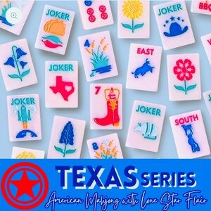 Texas Series Mahjong Set - Multicolor